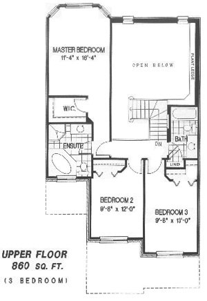 The barkley - Upper Floor - Floorplan
