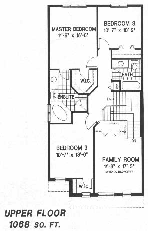 The bluejay - Upper Floor - Floorplan