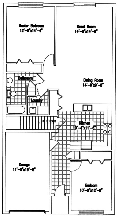 The cedar - Main Floor - Floorplan