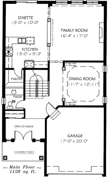 The Fairmont - Main Floor - Floorplan