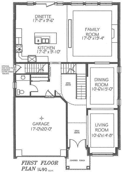 The oakwood - Main Floor - Floorplan
