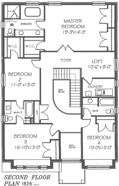 The oakwood - Upper Floor - Floorplan
