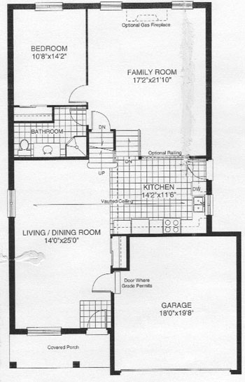 The sheridan - Main Floor - Floorplan